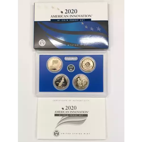 2020-S American Innovation Dollar Proof Set w US Mint OGP - Box & COA