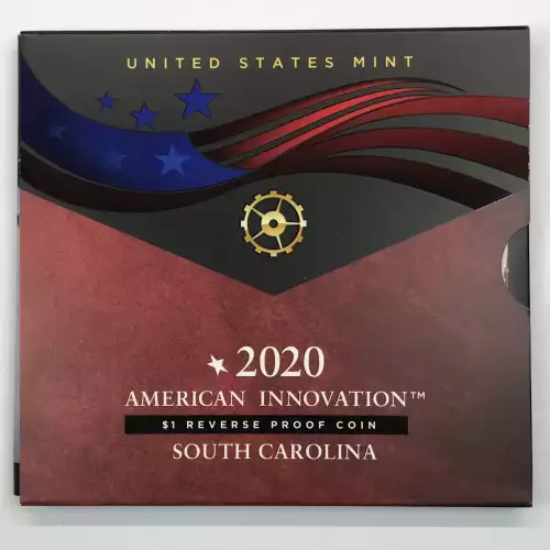 2020-S South Carolina American Innovation Dollar Reverse Proof Coin US Mint OGP