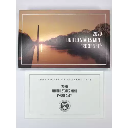 2020 US Mint Proof Set w OGP - Box & COA - 10 Coin Set (8)