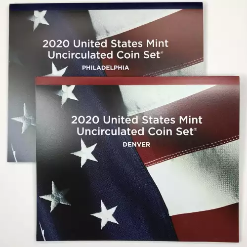 2020 US Mint Uncirculated Coin Set - P & D