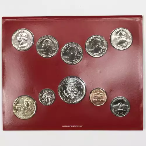 2020 US Mint Uncirculated Coin Set - P & D (5)
