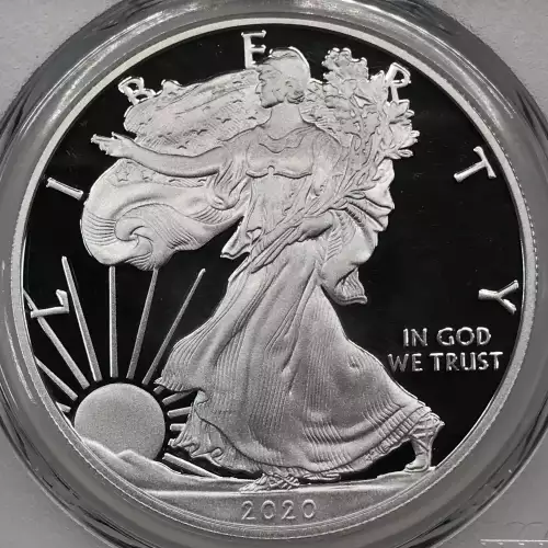 2020-W $1 Silver Eagle First Day of Issue, DCAM (3)