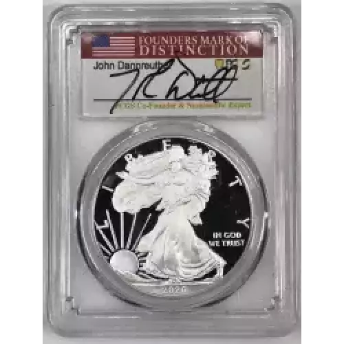 2020-W $1 Silver Eagle First Day of Issue Washington DC John Dannreuther Washington DC, DCAM