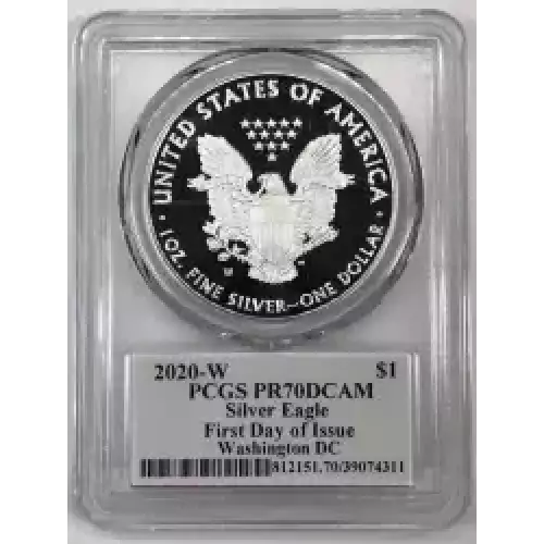 2020-W $1 Silver Eagle First Day of Issue Washington DC John Dannreuther Washington DC, DCAM (2)