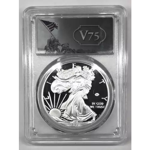 2020-W $1 Silver Eagle - v75 Privy First Strike, DCAM (2)