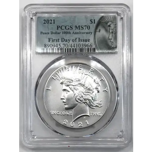 2021 $1 Peace Dollar 100th Anniversary First Day of Issue (3)