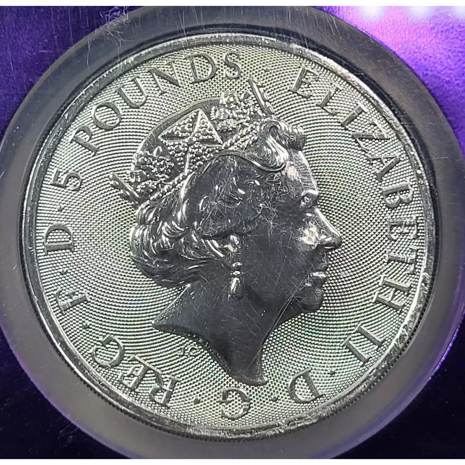 2021 2 oz Silver NGC MS-69 2oz Completer Coin The Queen's Beasts