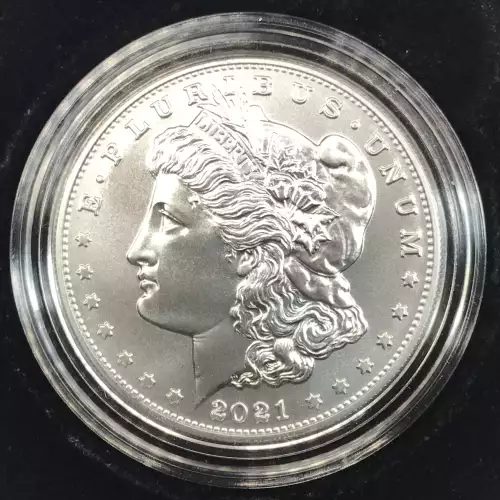 2021-D Morgan Dollar w US Mint OGP - Box & COA