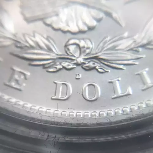 2021-D Morgan Dollar w US Mint OGP - Box & COA
