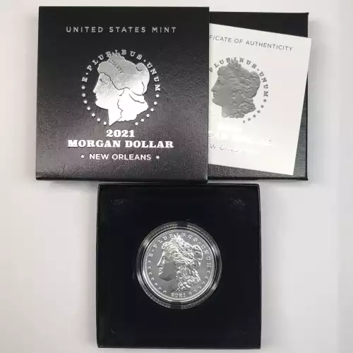 2021 O Privy Mark Morgan Dollar w US Mint OGP - Box & COA - New Orleans