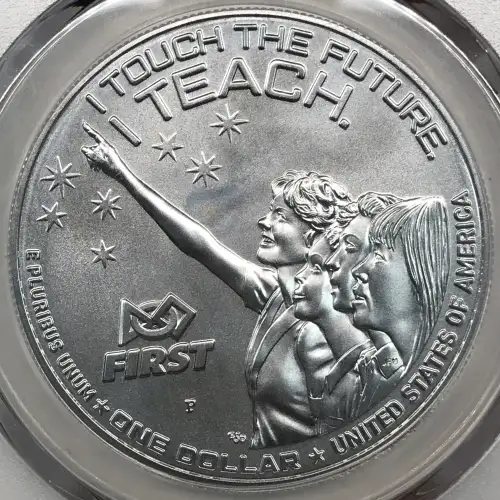2021-P $1 Christa McAuliffe First Strike (3)