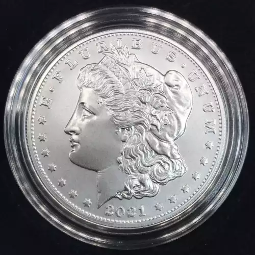 2021-P Morgan Dollar w US Mint OGP - Box & COA 