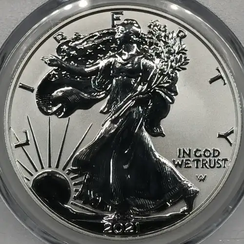 2021-S $1 Silver Eagle Rev PR - Type 2 Designer Edition - First Strike (4)