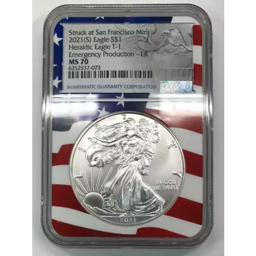2021(S) Heraldic Eagle T-1 Emergency Production-ER Struck at San Francisco 