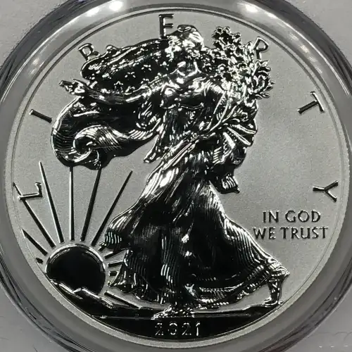 2021-W $1 Silver Eagle Rev PR - Type 1 Designer Edition - First Strike (3)