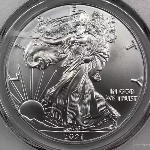2021-(W) $1 Silver Eagle - Type 1 Struck at West Point First Strike (4)