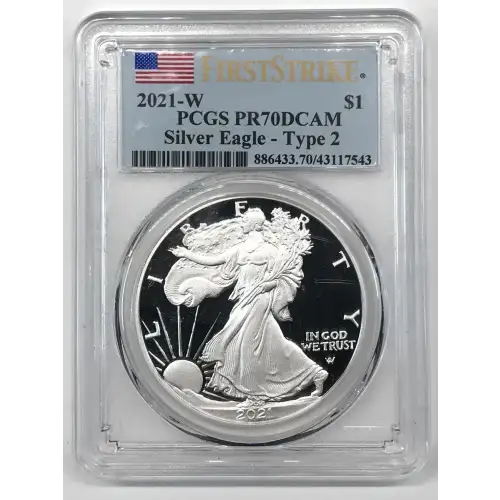 2021-W $1 Silver Eagle - Type 2 First Strike, DCAM (3)