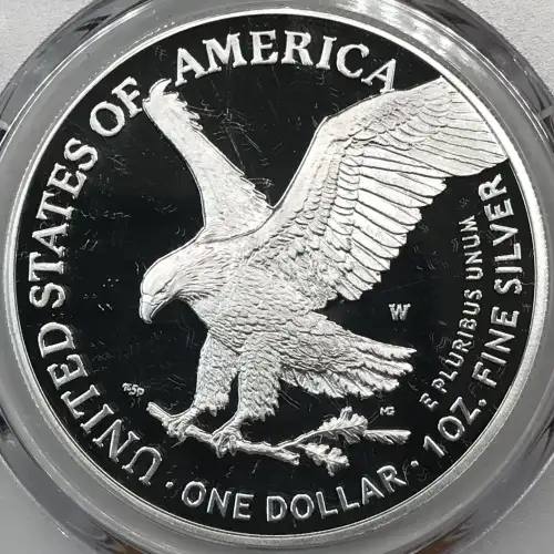 2021-W $1 Silver Eagle - Type 2 First Strike, DCAM