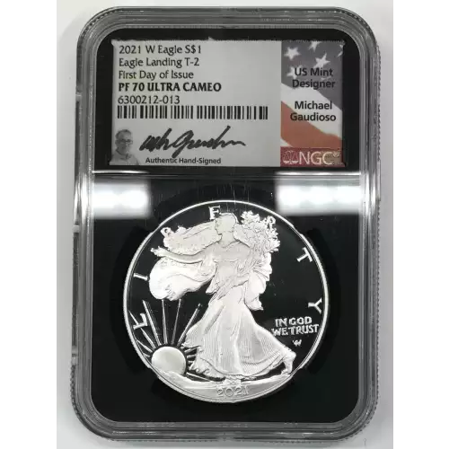 2021 W Eagle Landing T-2 First Day of Issue ULTRA CAMEO