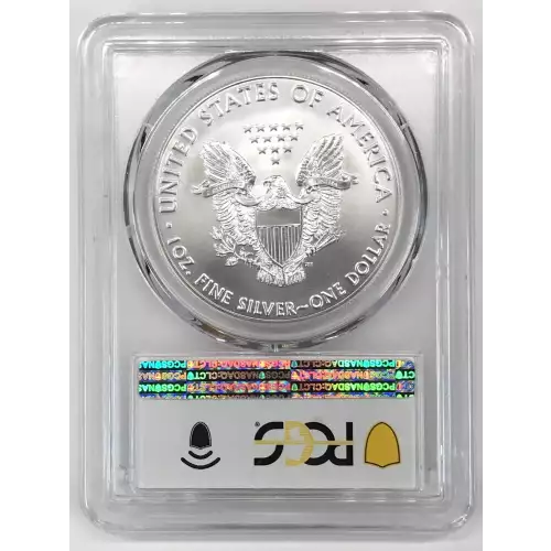 2021-(W) Type 1 Silver Eagle Struck at West Point PCGS MS70 First Strike (2)