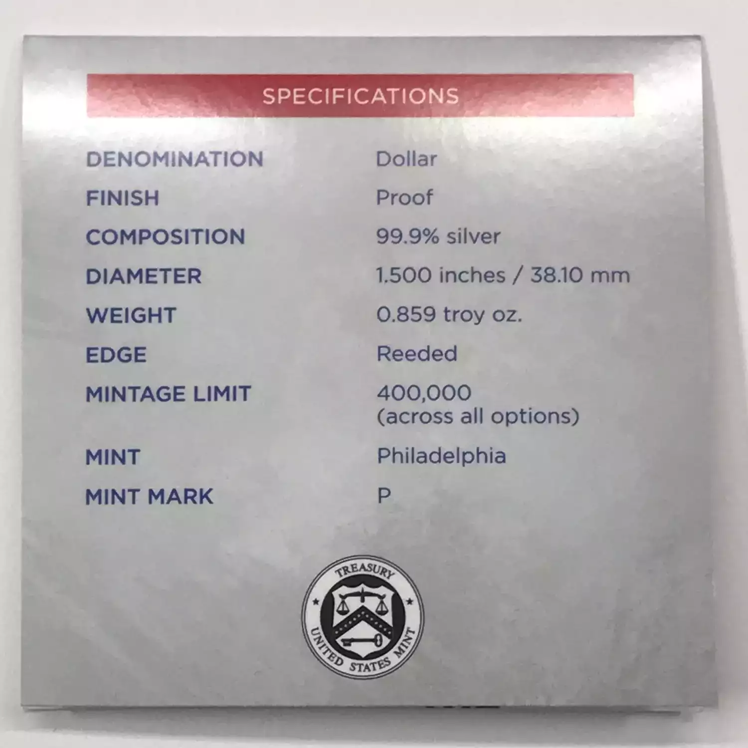 2022-P Negro Leagues Baseball 100 Privy Mark Proof Silver Dollar w US