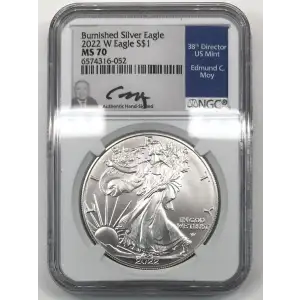 2022 W Burnished Silver Eagle (2)