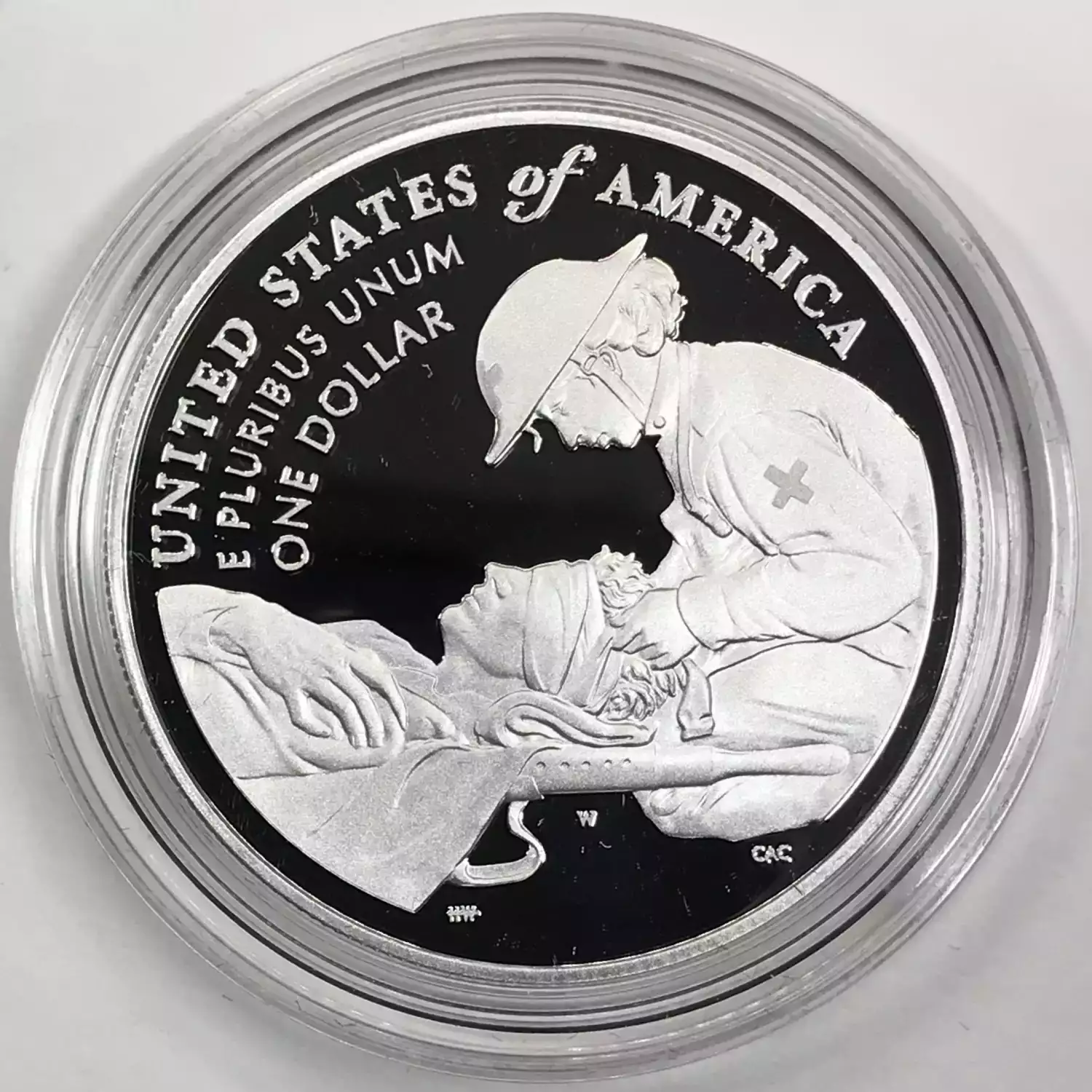 2022-W National Purple Heart Hall of Honor Proof Silver Dollar w US Mint OGP (7)