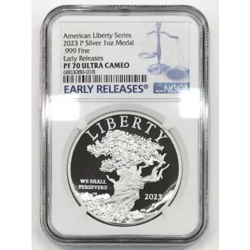 2023 P .999 Fine Early Releases American Liberty Series