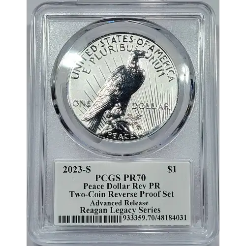 2023-S $1 Peace Dollar Rev PR Two-Coin Reverse Proof Set Advanced R. Regan Legac (4)