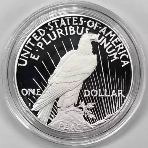 2023-S Proof Peace Silver Dollar w US Mint OGP Box & COA - San Francisco Mint (3)