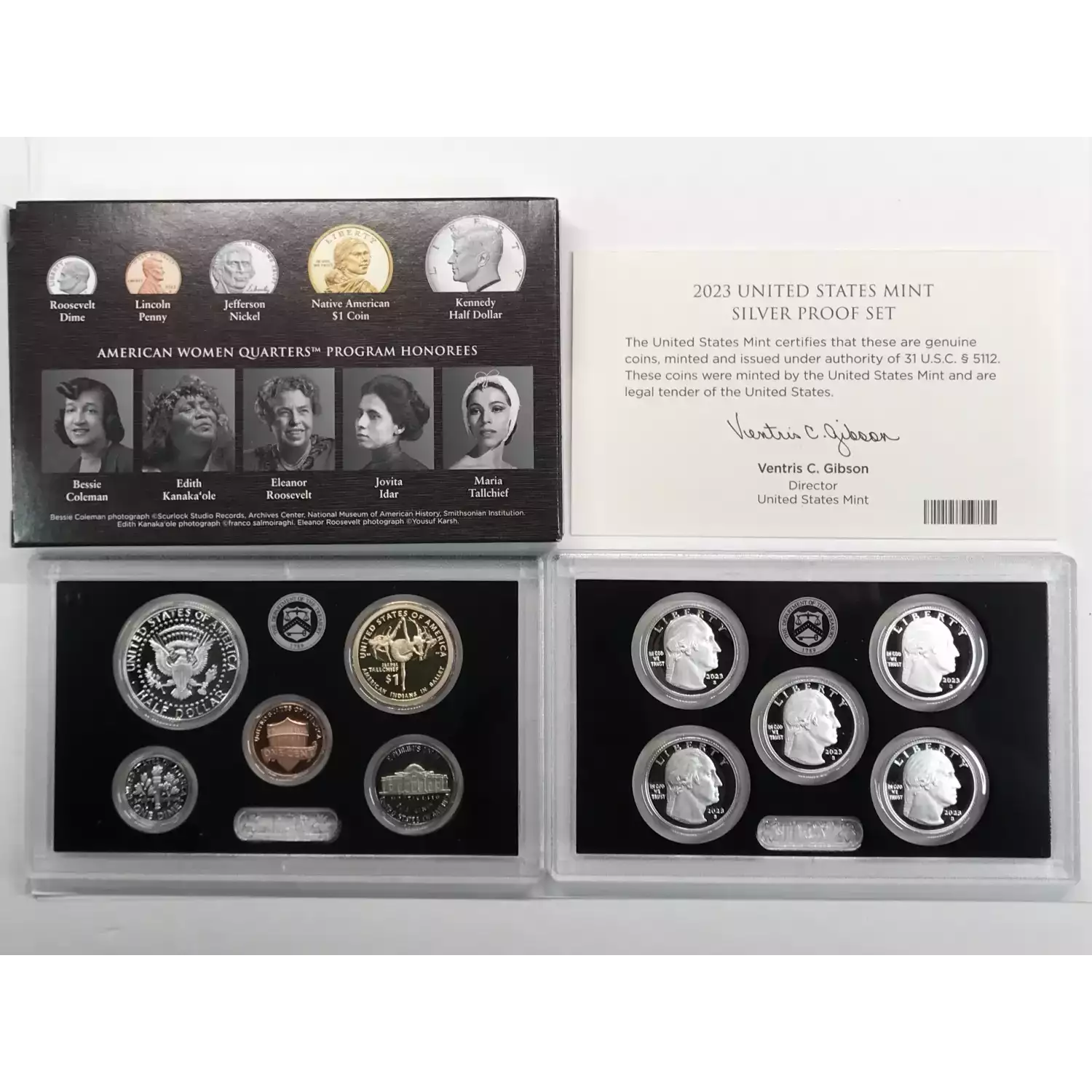 2023-S US Mint Silver Proof Set w OGP - Box & COA (2)