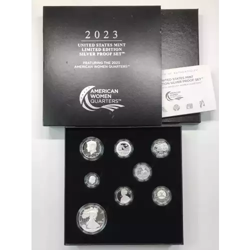 2023 US Mint Limited Edition Silver Proof Set w OGP - Box & COA
