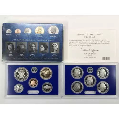 2023 US Mint Proof Set w OGP - Box & COA