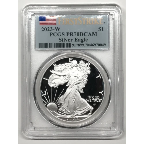 2023-W $1 Silver Eagle First Strike, DCAM