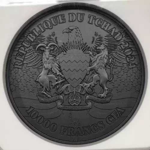 NGC MS70 2オンス 銀貨 2024 カメルーン リボルバー コイン NGC MS70 2オンス 銀貨 2024 カメルーン リボルバー コイン