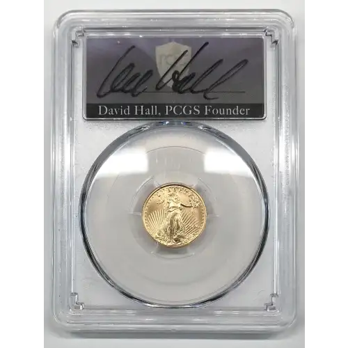 2024 $5 Gold Eagle First Day of Issue David Hall (2)