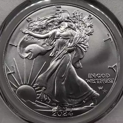 2024-(P) $1 Silver Eagle with Star Privy Struck at Philadelphia First Strike (3)