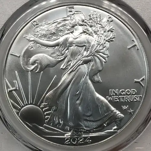 2024-(P) $1 Silver Eagle with Star Privy Struck at Philadelphia First Strike (3)