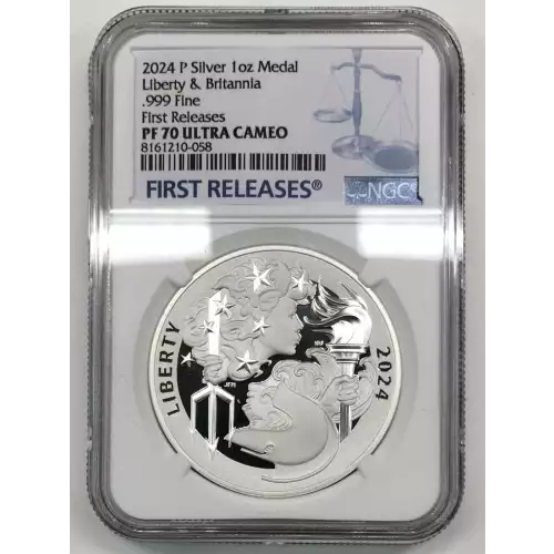 2024 P Liberty & Britannia .999 Fine - FR