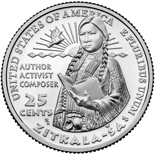 2024-S Zitkala-Sa American Women Quarter US Mint San Francisco S Roll (3)