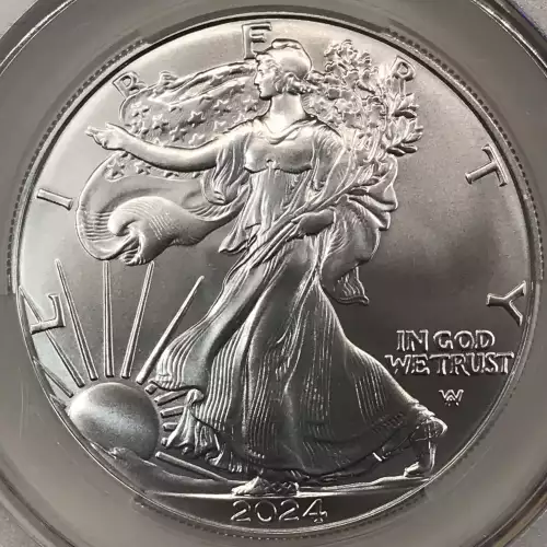 2024 Silver Eagle CACG MS 70 First Delivery - Paul Nugget Signature label  (3)