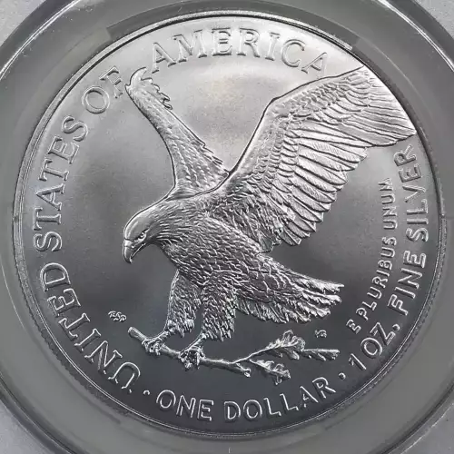 2024 Silver Eagle CACG MS 70 First Delivery - Paul Nugget Signature label  (4)