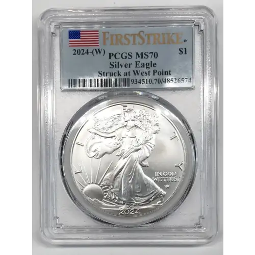 2024-(W) $1 Silver Eagle Struck at West Point First Strike (2)