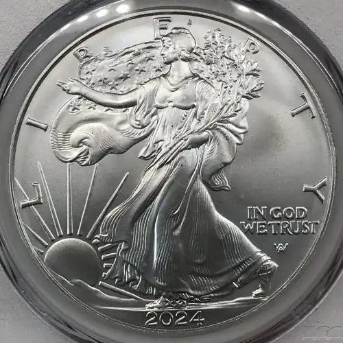 2024-(W) $1 Silver Eagle Struck at West Point First Strike (3)