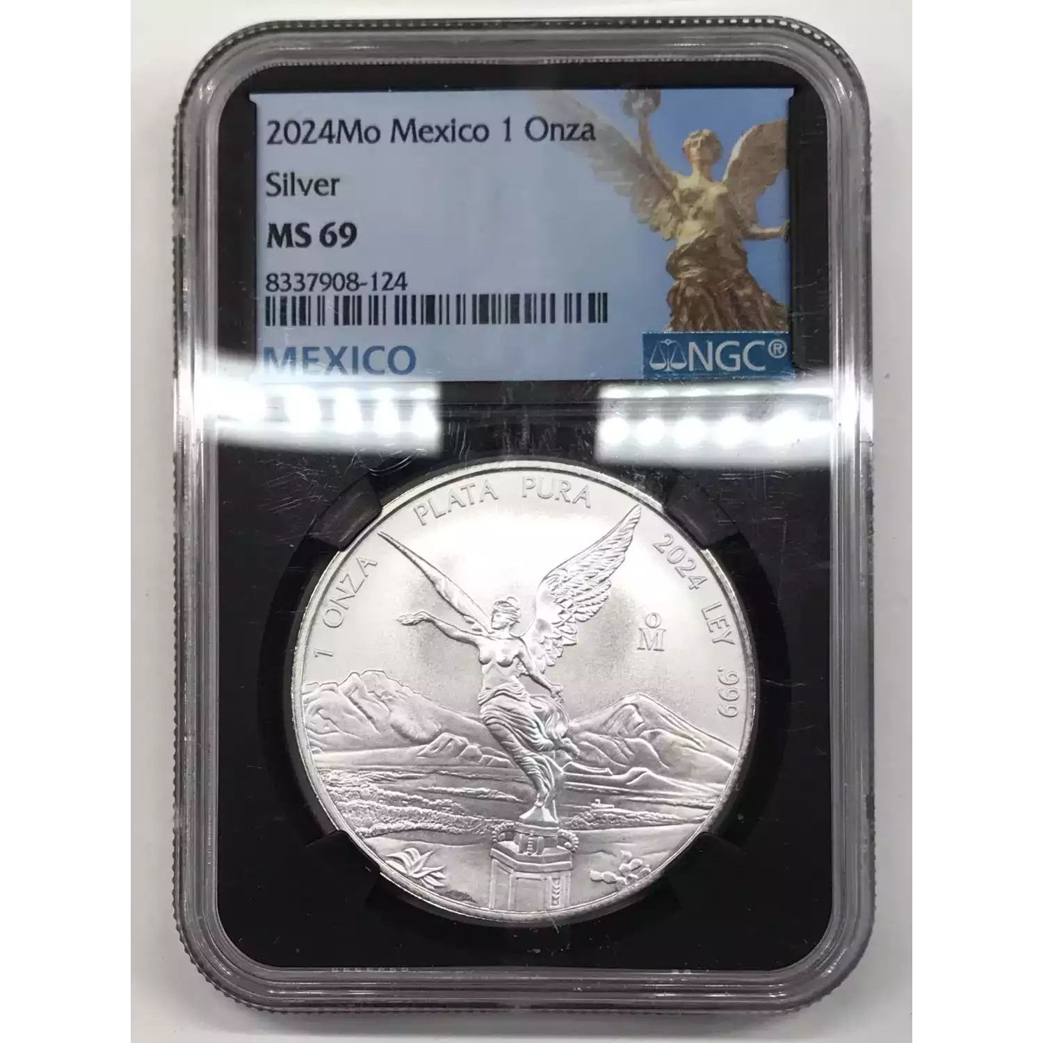 2024-Mo Mexico 1 oz Silver Libertad Onza NGC MS-69 - Old Pueblo Coin