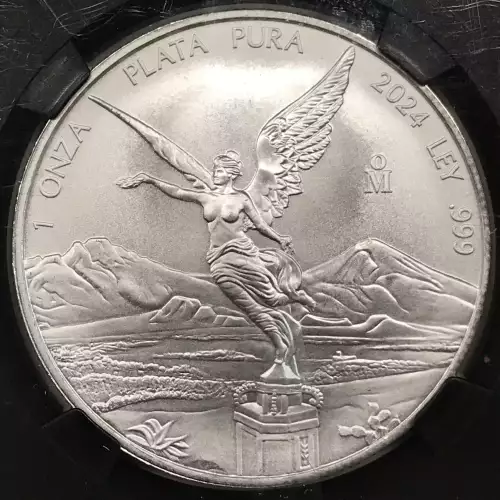 2024-Mo Mexico 1 oz Silver Libertad Onza NGC MS-69 - Old Pueblo Coin