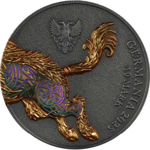 2025 2 oz Germania Beasts - Gullinbursti Ultra Double High Relief Silver Coin (3)