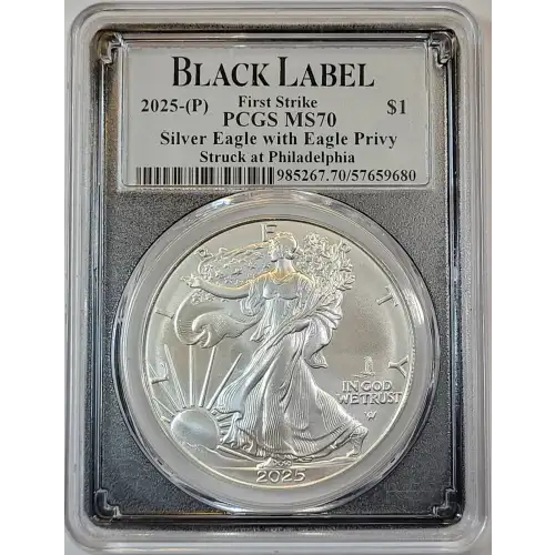 2025-(P) $1 Silver Eagle with Eagle Privy Struck at Philadelphia First Strike (4)