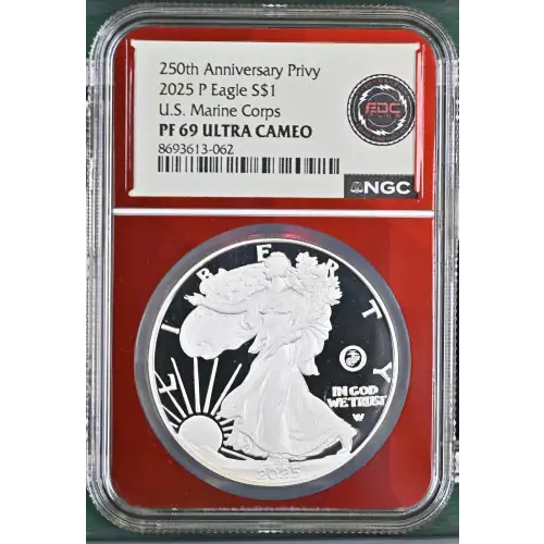 2025 P U.S. Marine Corps 250th Anniversary Privy ULTRA CAMEO (2)
