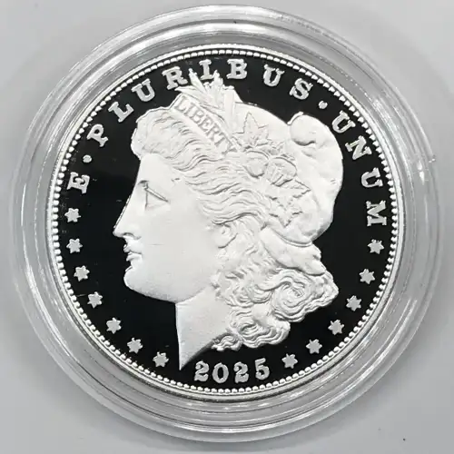 2025-S Proof Morgan Silver Dollar w US Mint OGP Box & COA - San Francisco Mint